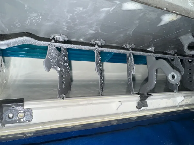 After professional aircon cleaning Brisbane Northside - Pristine internal components, like new